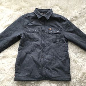 COPY - HippyTree Sherpa Lined Button Down Shirt Coat